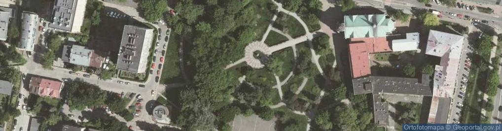Zdjęcie satelitarne Park św. Wincentego a Paulo