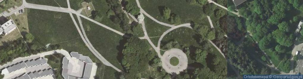 Zdjęcie satelitarne Park Tysiąclecia