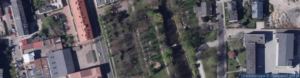 Zdjęcie satelitarne Park Włókniarzy