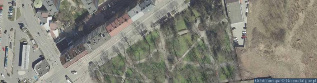 Zdjęcie satelitarne Planty Kolejowe im. Jakubowskiego