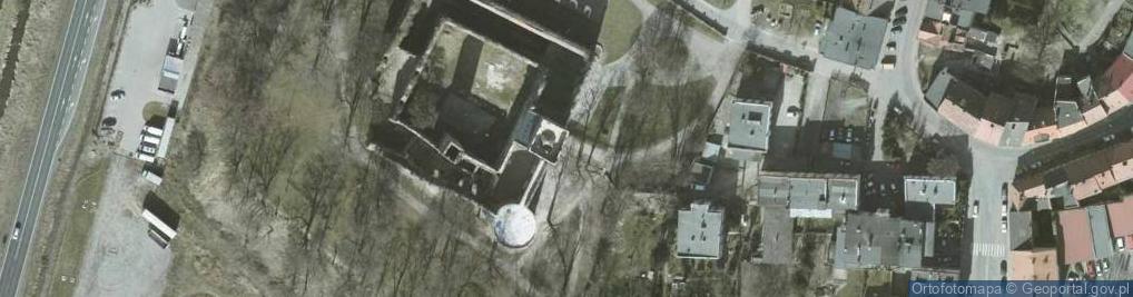 Zdjęcie satelitarne Planty zamkowe