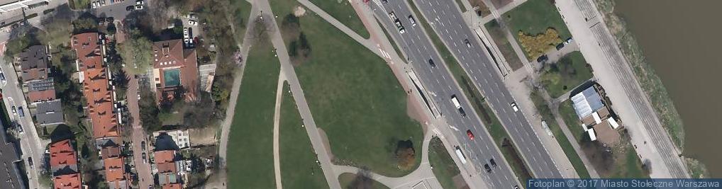 Zdjęcie satelitarne Skwer I Dywizji Pancernej
