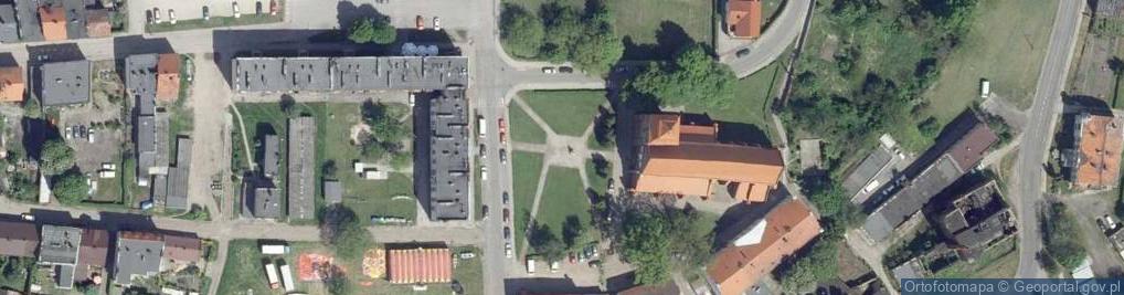 Zdjęcie satelitarne Skwer ks. prałata Jana Gabora