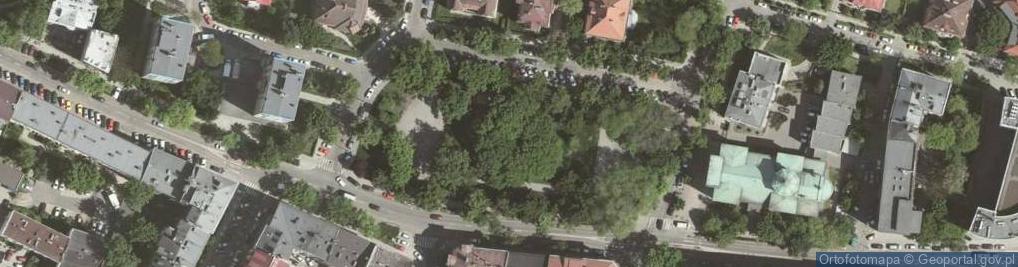 Zdjęcie satelitarne Skwer Więźniów Obozów Zagłady