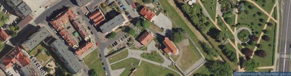 Zdjęcie satelitarne Wzgórze Zamkowe