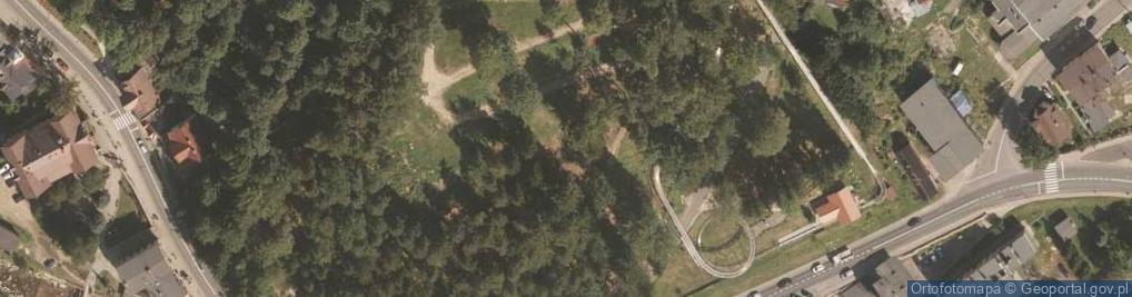 Zdjęcie satelitarne Park Linowy Trollandia