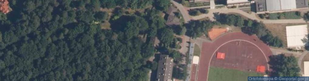 Zdjęcie satelitarne Park Linowy w Spale