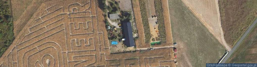 Zdjęcie satelitarne Stodoła Labiryntu