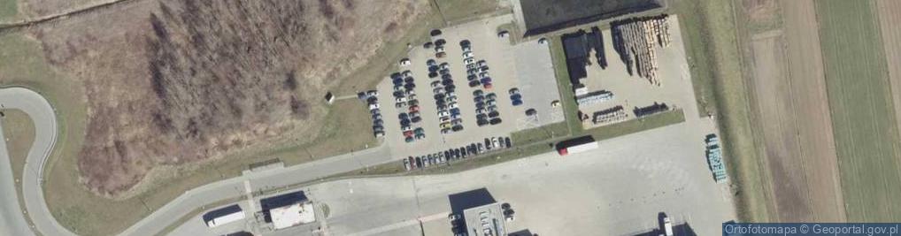 Zdjęcie satelitarne Centrum Dystrybucji Lidl