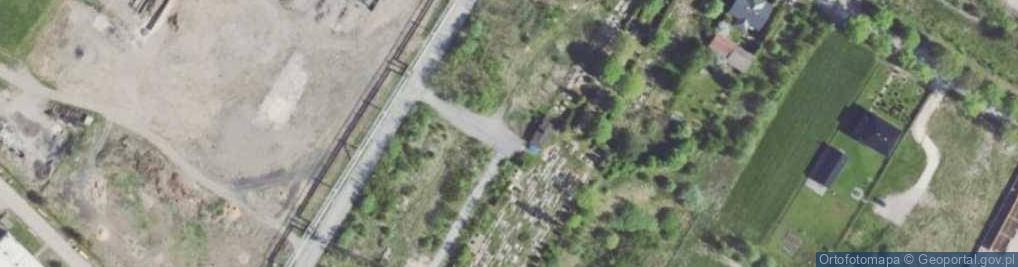 Zdjęcie satelitarne Cmentarny