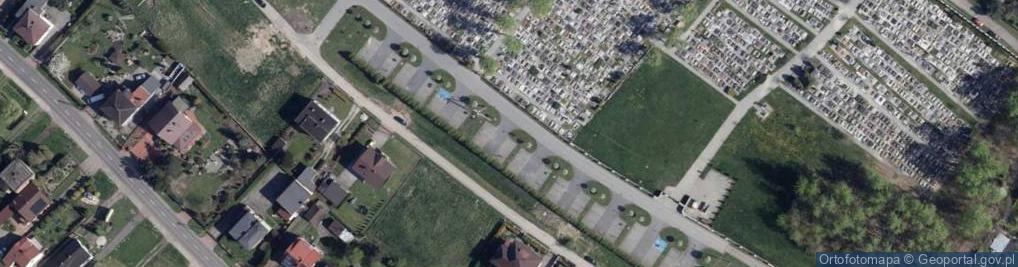 Zdjęcie satelitarne Cmentarny