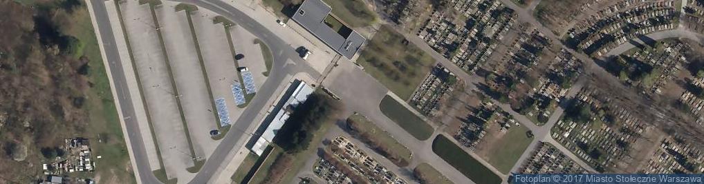 Zdjęcie satelitarne Cmentarz Komunalny Północny