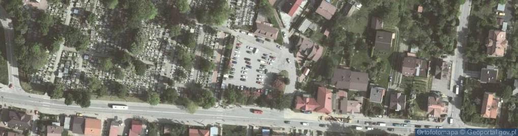 Zdjęcie satelitarne Cmentarz komunalny Wieliczka