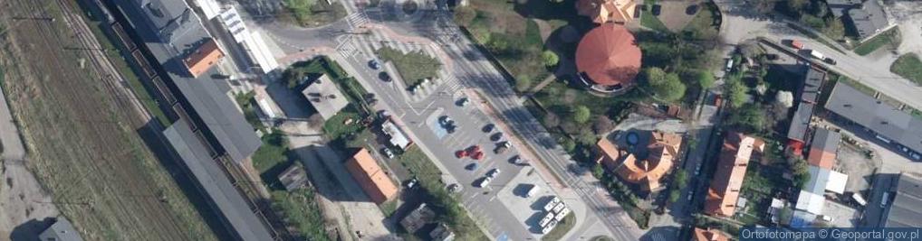 Zdjęcie satelitarne Parking przy dworcu