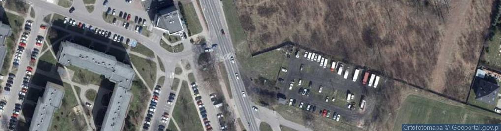 Zdjęcie satelitarne Parking Strzeżony | Konstantynowska 15, Aleksandrów Łódzki