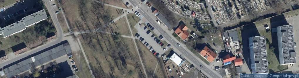 Zdjęcie satelitarne Przy cmentarzu komunalnym