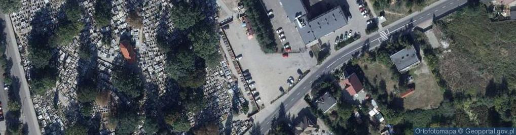 Zdjęcie satelitarne Przy cmentarzu/Urzędzie Gminy