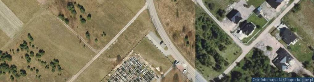 Zdjęcie satelitarne Przy cmentarzu