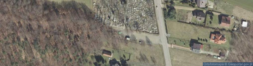 Zdjęcie satelitarne Przy cmentarzu