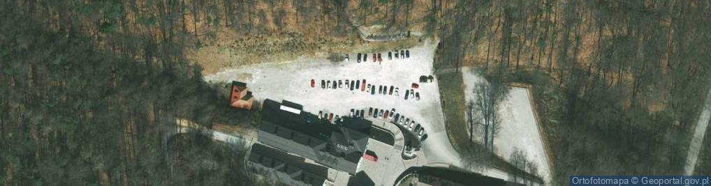 Zdjęcie satelitarne przy klasztorze karmelitów