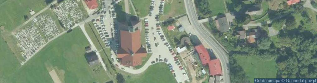 Zdjęcie satelitarne Przy kościele