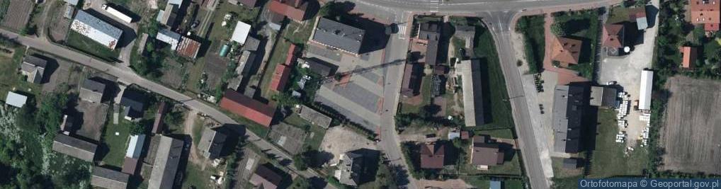 Zdjęcie satelitarne przy urzędzie gminy