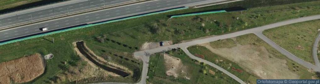 Zdjęcie satelitarne Wzgórze Jana Pawła II w Luboniu