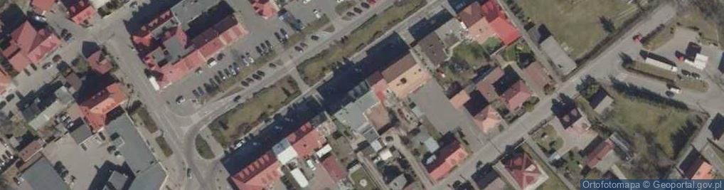 Zdjęcie satelitarne Pekao - bankomat