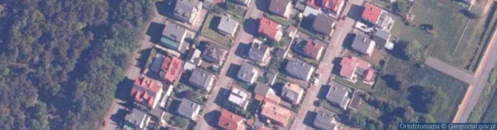 Zdjęcie satelitarne Dom Wczasowy BURSZTYN