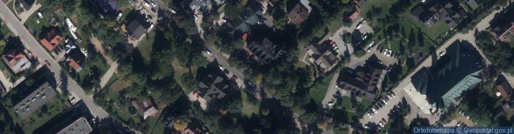 Zdjęcie satelitarne Dom Wczasowy Grań