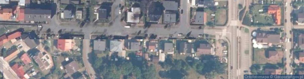 Zdjęcie satelitarne Domki Łeba
