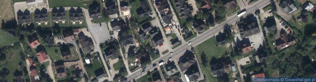Zdjęcie satelitarne Domki Zakopiańska Osada