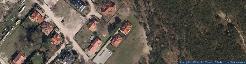 Zdjęcie satelitarne Kalinowy Sen Kompleks Noclegowo Wypoczynkowy