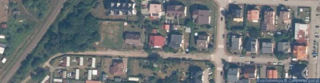 Zdjęcie satelitarne Laskowska Bożena. Pokoje gościnne
