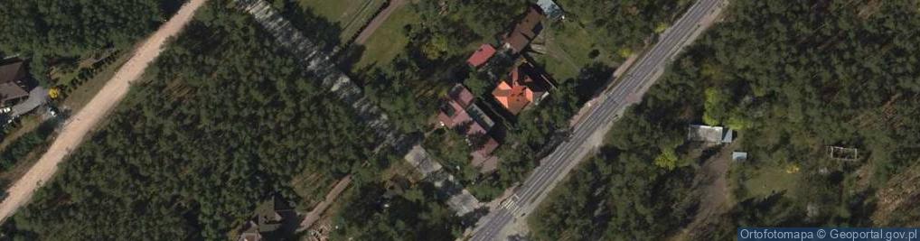 Zdjęcie satelitarne Noclegi U Krysi