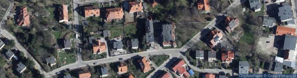 Zdjęcie satelitarne Pensjonat Boczna 5a - Noclegi Szczawno-Zdrój