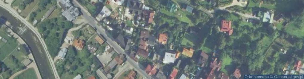 Zdjęcie satelitarne Pensjonat Pod Pieskiem