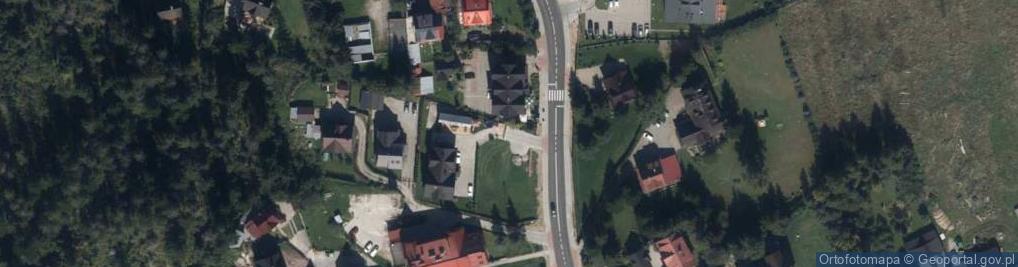 Zdjęcie satelitarne Pensjonat Pod Wierchami