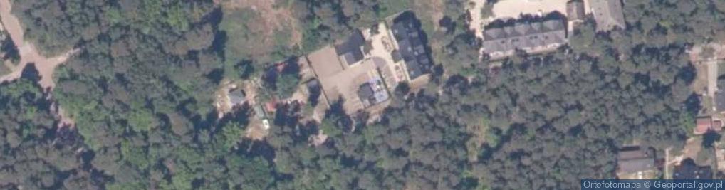 Zdjęcie satelitarne Pensjonat Roksana w Pobierowie