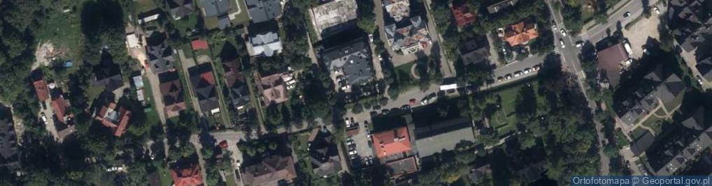 Zdjęcie satelitarne Pensjonat Roztoka