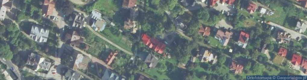 Zdjęcie satelitarne Pod Klonem