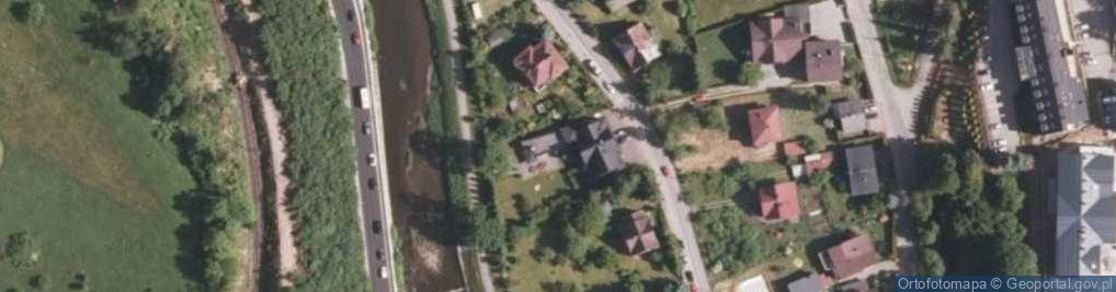 Zdjęcie satelitarne Poduszka Pensjonat Nad Rzeką