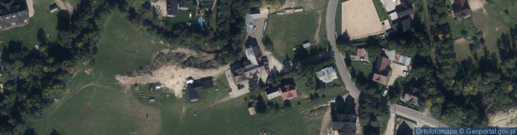 Zdjęcie satelitarne Pokoje Gościnne Jadamówka