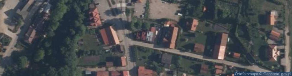 Zdjęcie satelitarne U Kazika Kwatery Noclegi Pokoje Gościnne