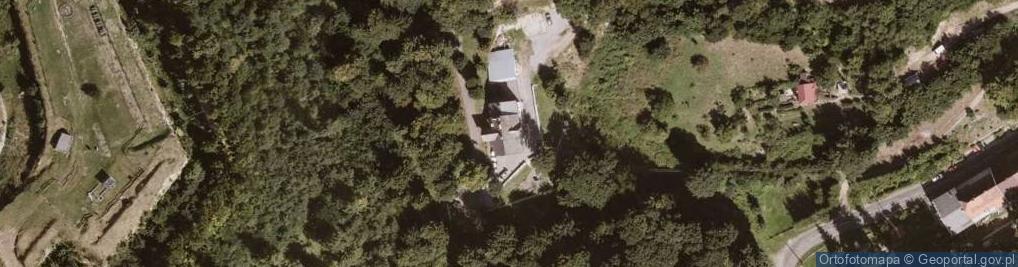 Zdjęcie satelitarne Villa Hubertus 1895r.