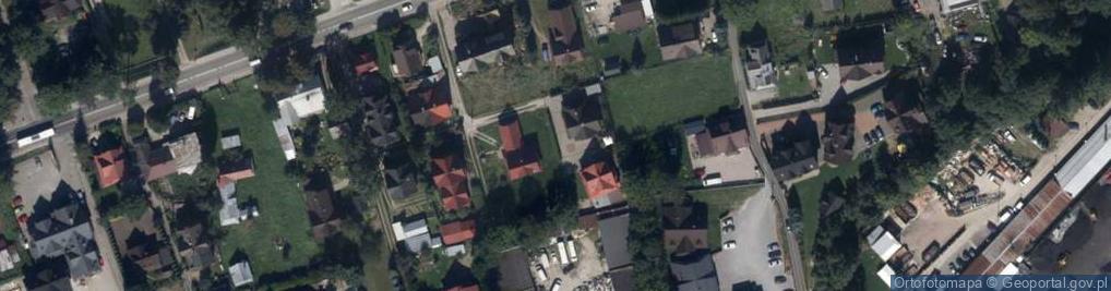 Zdjęcie satelitarne Willa Mały Dworek