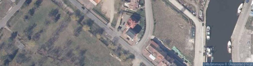 Zdjęcie satelitarne Willa Pod Krokodylem