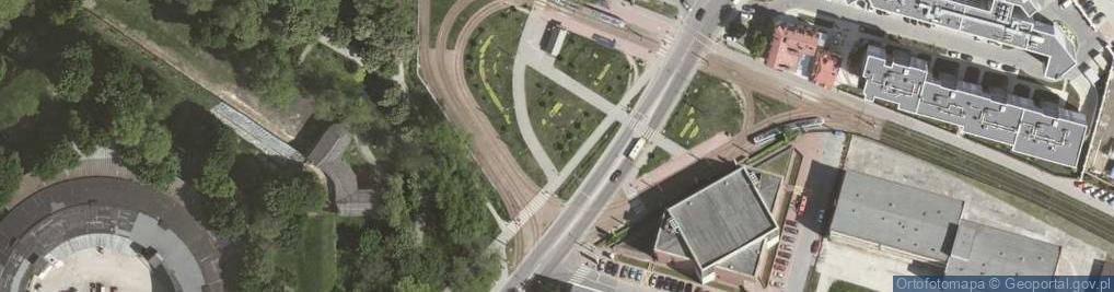 Zdjęcie satelitarne Dworzec Towarowy