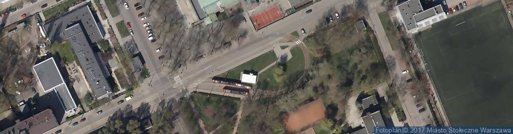 Zdjęcie satelitarne Kawęczyńska-Bazylika
