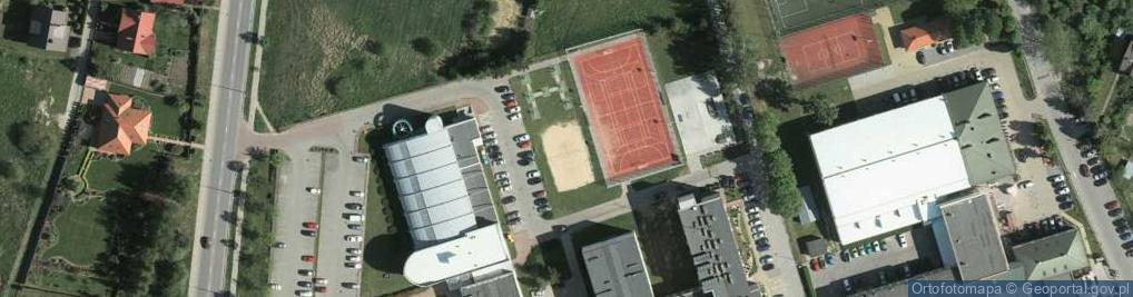Zdjęcie satelitarne boiska